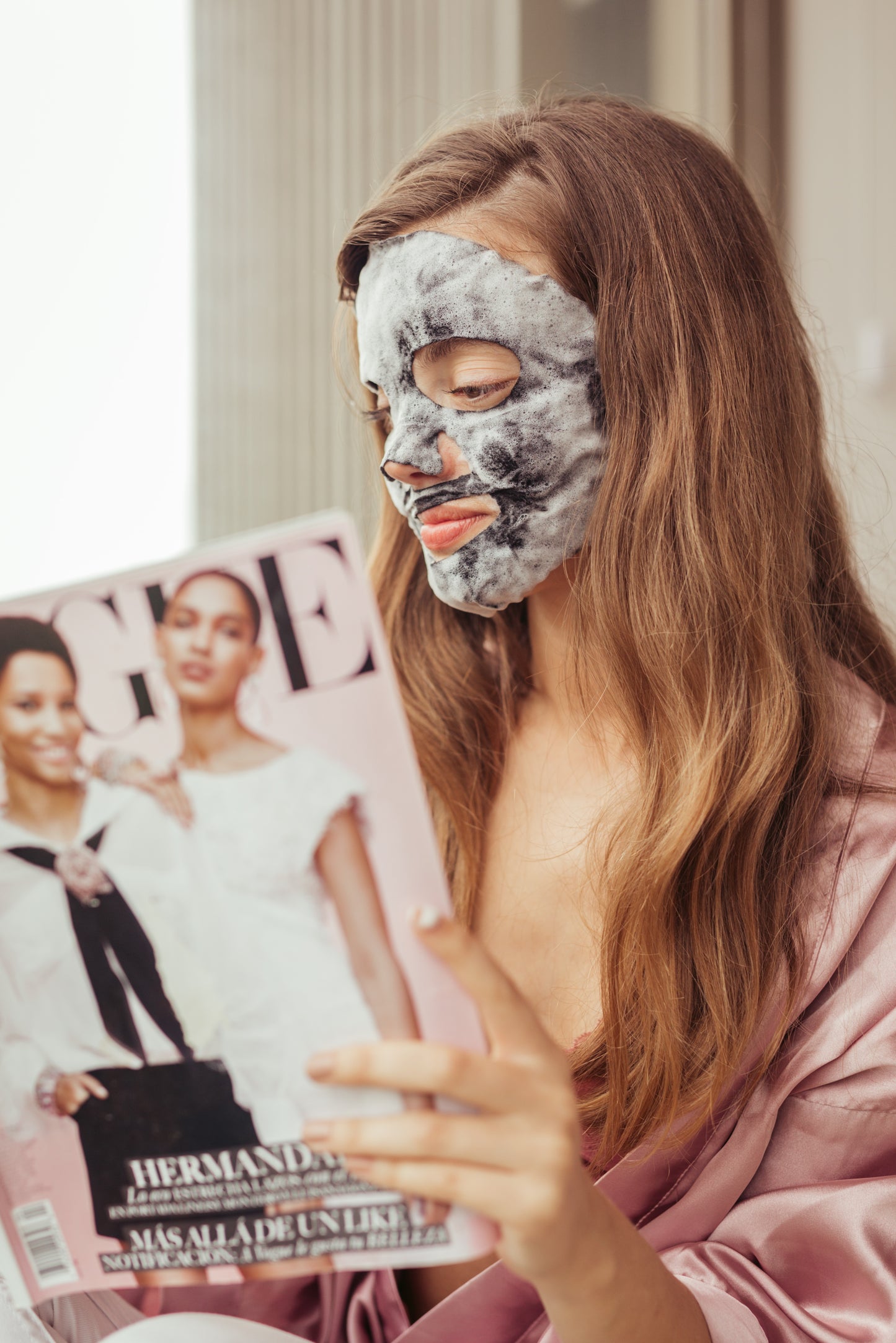 Deep Purifying Black O2 Bubble Mask charcoal