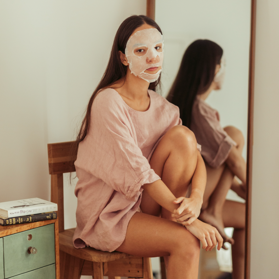 Vegan vitamin sheet mask | Mascarilla Facial Iluminadora