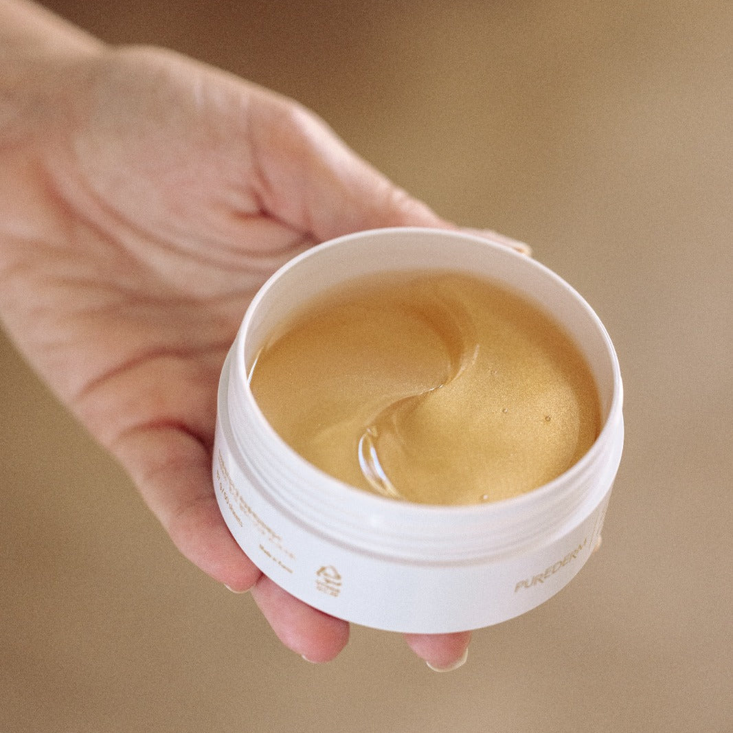Gold Energy Hydrogel Eye Patches | Parches Hidrogel Contorno de Ojos Antiedad