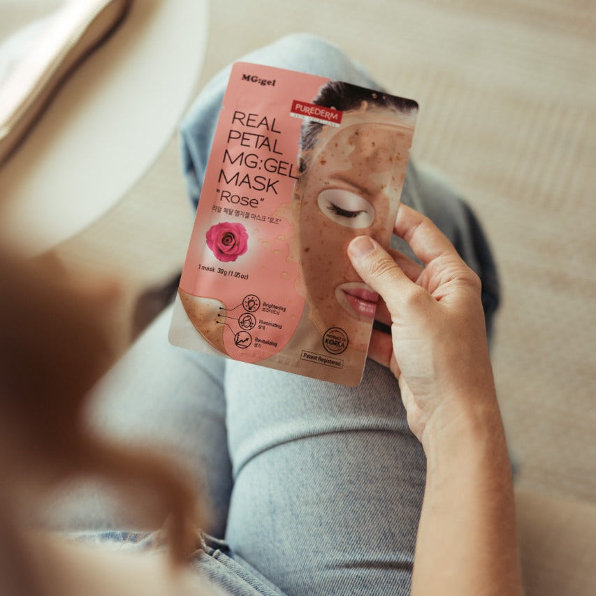 Rose real petal mg:gel mask | Mascarilla revitalizante