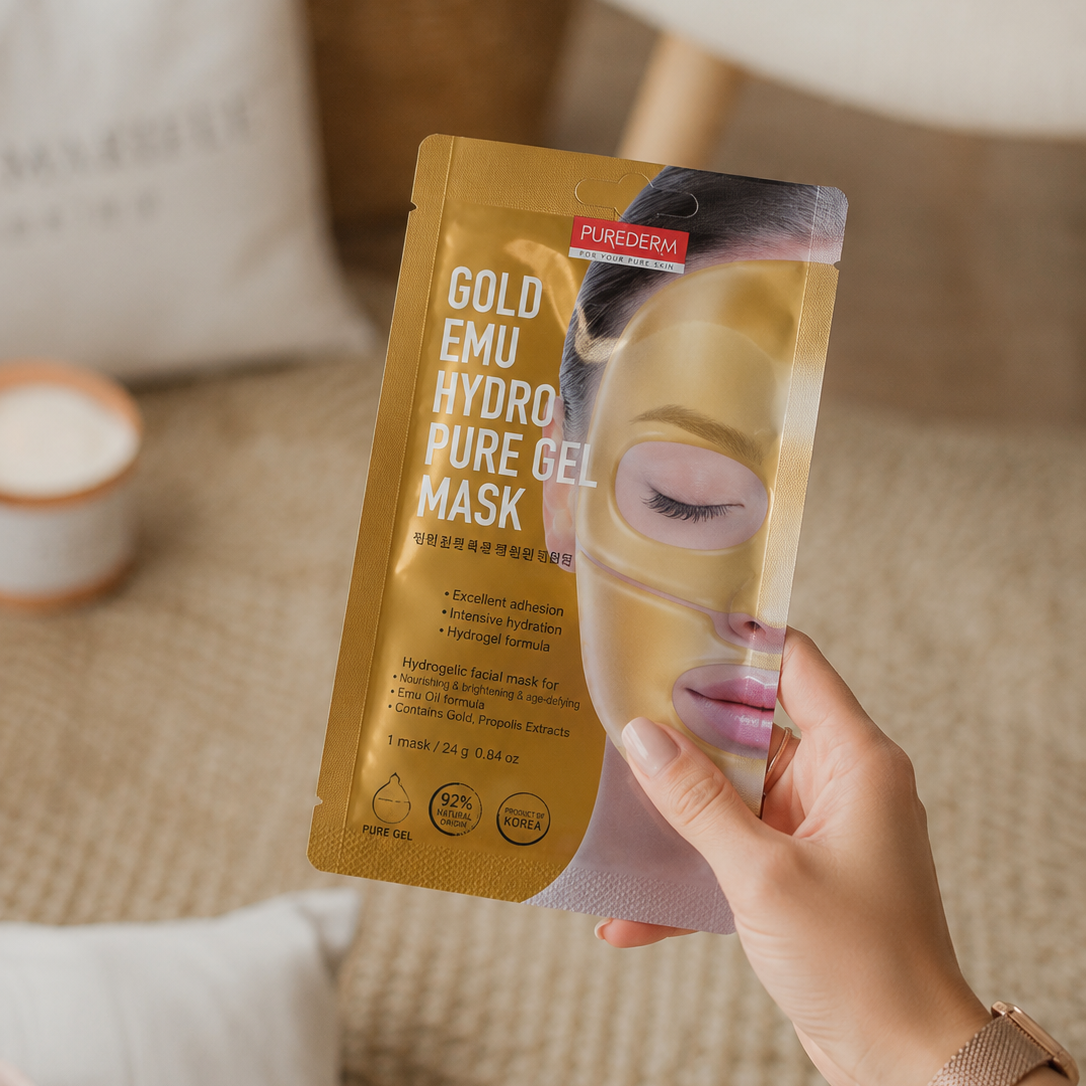 Gold Hydrogel Mask  | Mascarilla de Hidrogel  Anti-Edad