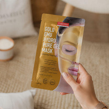 Gold Hydrogel Mask  | Mascarilla de Hidrogel  Anti-Edad