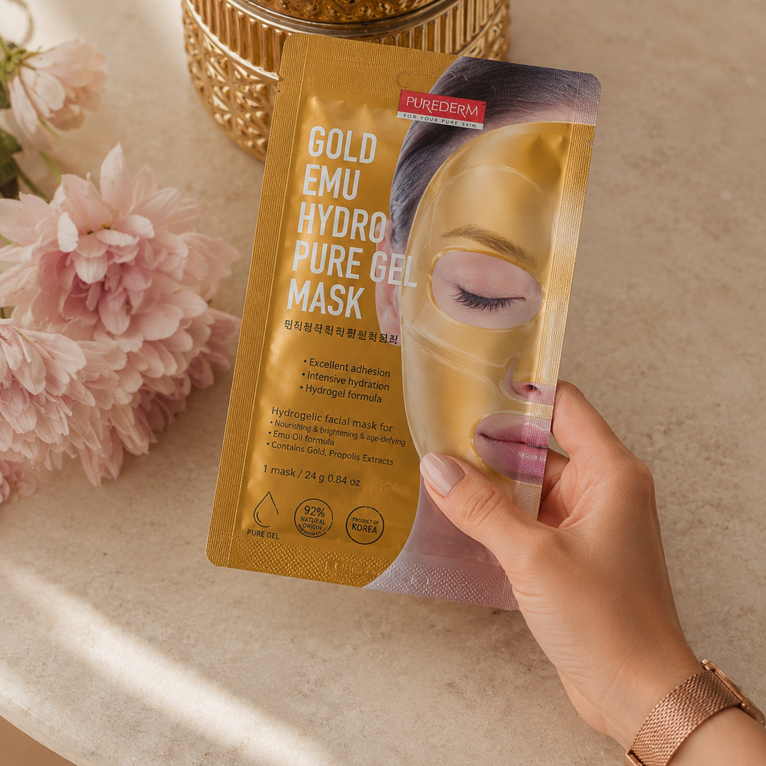 Gold Hydrogel Mask  | Mascarilla de Hidrogel  Anti-Edad