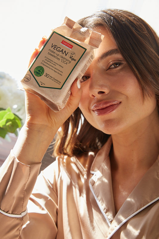 Vegan make-up cleansing towelettes “CICA” – Toallitas desmaquillantes veganas biodegradable