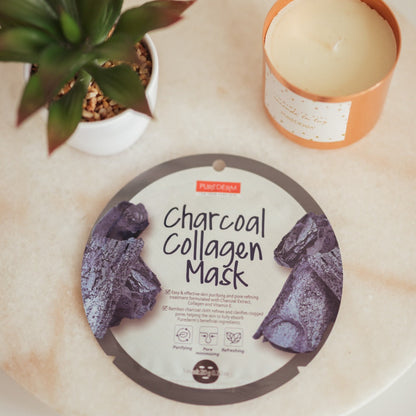 Charcoal Collagen Mask | Mascarilla Facial Purificante