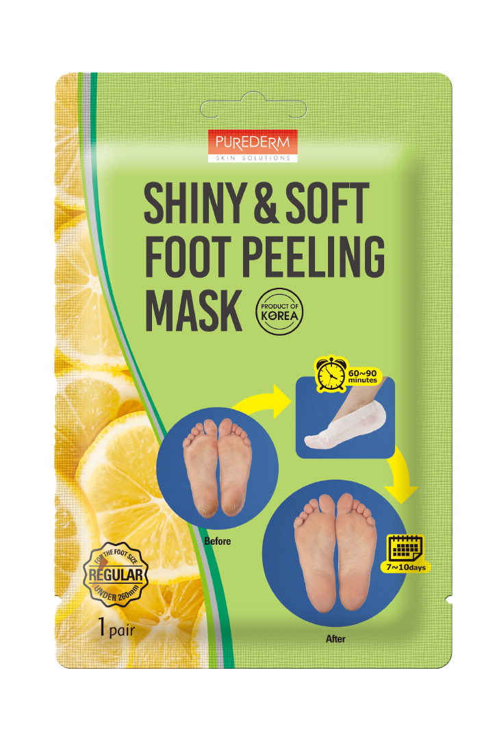 Shiny & soft peeling foot mask – Mascarilla peeling de pies