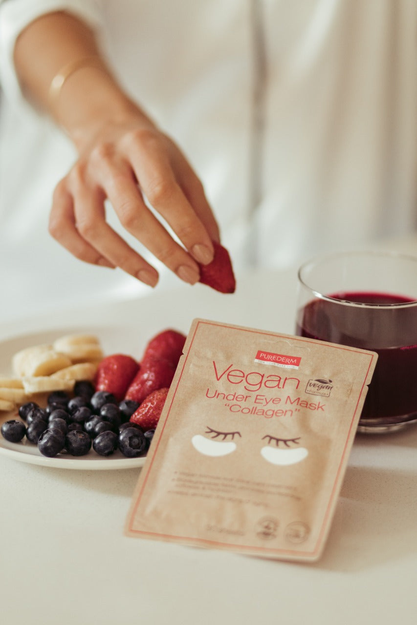 Vegan under eye mask “collagen” – Parches veganos biodegradables para ojeras